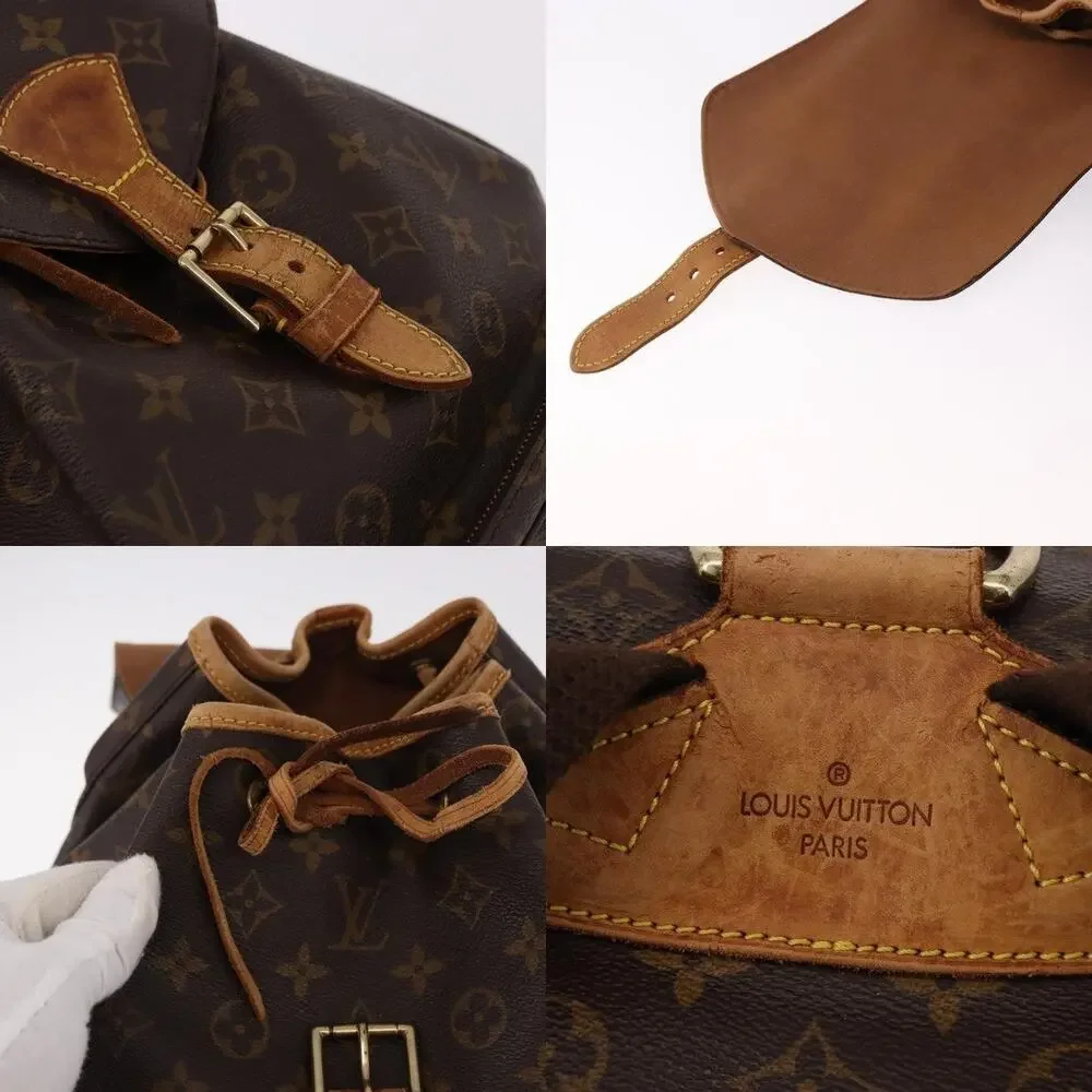 Louis Vuitton Monogram Montsouris GM Backpack Brown